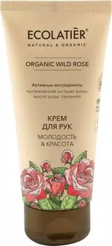Крем для рук Ecolatier Organic Wild Rose Молодость &amp; Красота 100мл