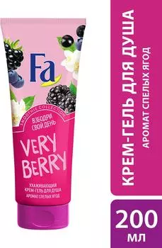 Крем-гель для душа Fa Smoothie collection Ухаживающий с ароматом спелых ягод 200мл