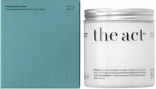 Крем-гель для тела The Act тонизирующий с лотосом и гиалуроновой кислотой 250мл