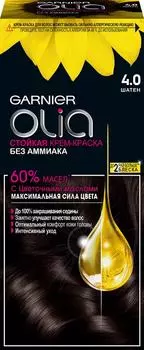 Крем-краска для волос Garnier Olia 4.0 Шатен