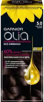 Крем-краска для волос Garnier Olia 5.0 Светлый шатен