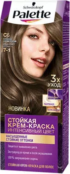 Крем-краска для волос Палетт Интенсивный цвет 7-1 C6 Холодный средне-русый 110мл