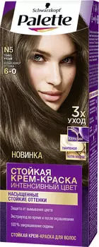 Крем-краска для волос Палетт Интенсивный цвет 6-0 N5 Темно-русый 110мл
