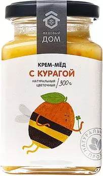 Крем-мед Медовый Дом Цветочный с курагой 320г