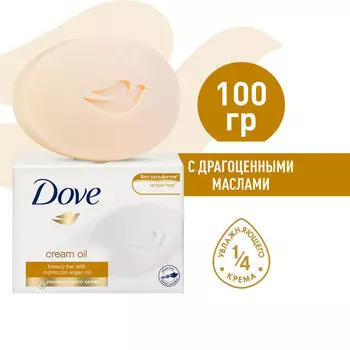 Крем-мыло Dove Драгоценные масла бессульфатное 100г