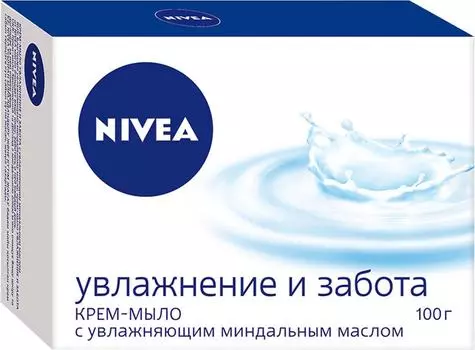 Крем-мыло NIVEA Увлажнение и забота 100гс доставкой!