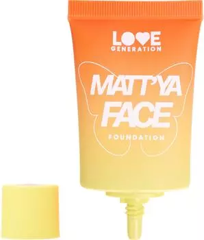 Крем тональный для лица Love Generation Mattya Face матирующий Слоновая кость Тон 01 30мл