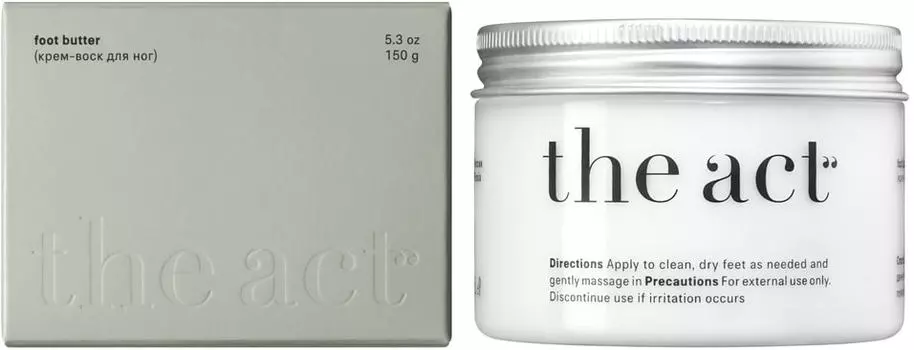 Крем-воск для ног The Act от трещин 150млс доставкой!