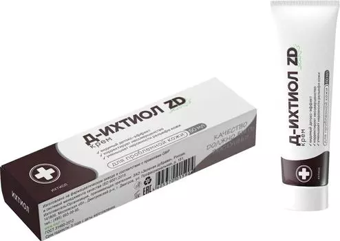 Крем ZD Д-Ихтиол для проблемной кожи 50мл