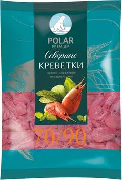 Креветки Polar 70/90 варено-мороженые 1кгс доставкой!