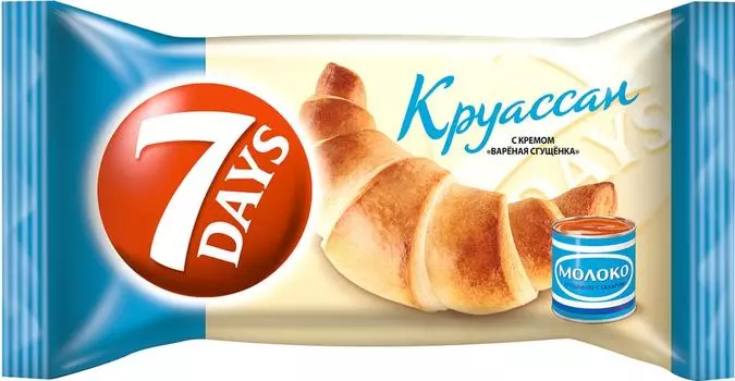 Круассан 7 Days с кремом Вареная сгущенка 65г