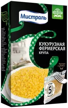 Крупа Мистраль Кукурузная Фермерская 5шт*80г