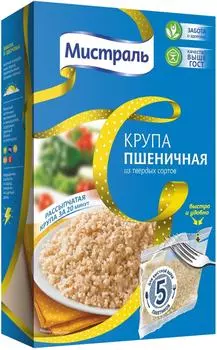 Крупа Мистраль Пшеничная 5шт*80г