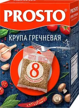 Крупа Prosto Гречневая ядрица 8пак*62.5г