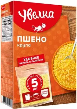 Крупа Увелка Пшено 5пак*80г