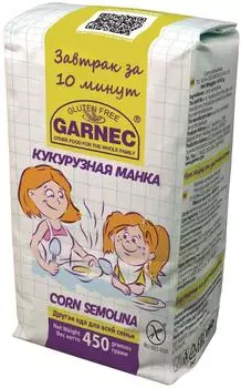 Крупка кукурузная Garnec Кукурузная манка 450г
