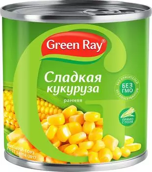 Кукуруза Green Ray деликатесная сладкая 425мл