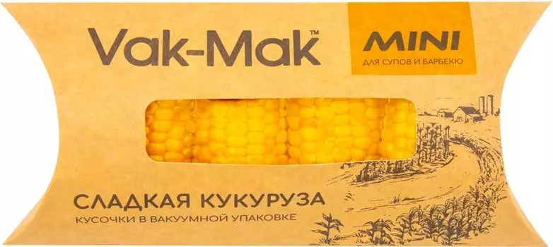 Кукуруза сладкая Vak-Mak вареная кусочки 240г