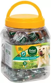 Лакомства для собак Triol Пикантные сосиски из кролика 500г