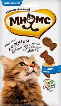 Лакомство для кошек Мнямс со вкусом лосося 35г (упаковка 3 шт.)