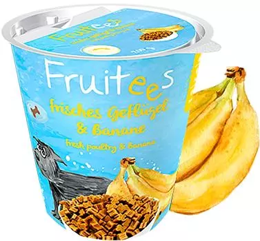 Лакомство для собак Bosch Fruitees с бананом 200г