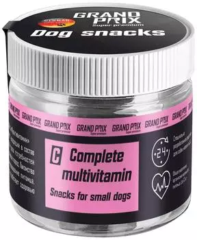 Лакомство для собак Grand Prix Мультивитамин 90г