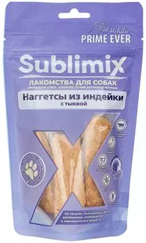 Лакомство для собак Prime Ever Sublimix Наггетсы из индейки с тыквой 60г