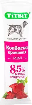 Лакомство для собак TiTBiT Колбаска кровяная мини