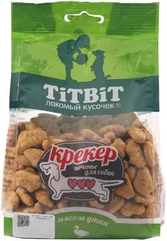 Лакомство для собак TiTBiT Крекреры с мясом утки 250г (упаковка 3 шт.)