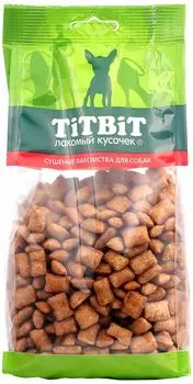Лакомство для собак TiTBiT Подушечки глазированные с начинкой из индейки 400г