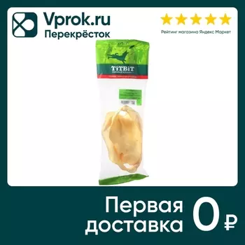 Лакомство для собак TiTBiT Ухо говяжье-2 60г 2шт