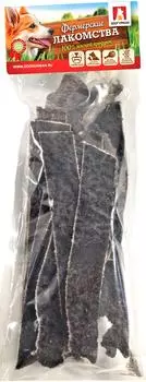 Лакомство для собак Зоогурман Фермерские Лакомства Рубец говяжий темный 150г (упаковка 3 шт.)