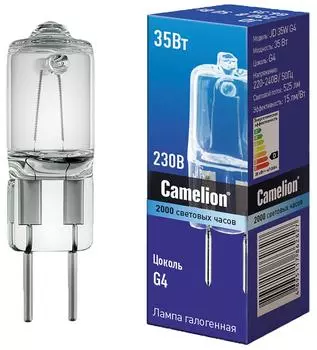 Лампа Camelion галогенная G4 35Вт