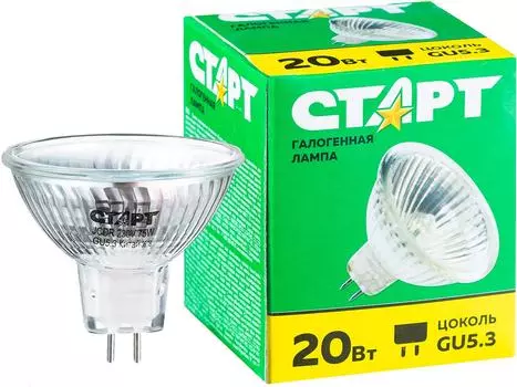 Лампа галогенная Старт JCDR 220-230V 20Wс доставкой!