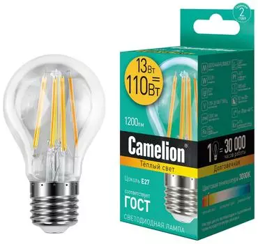 Лампа светодиодная Camelion E27 13Вт