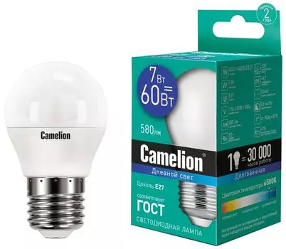 Лампа светодиодная Camelion E27 7Вт
