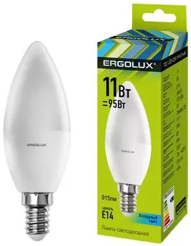 Лампа светодиодная Ergolux LED E14 11Втс доставкой!