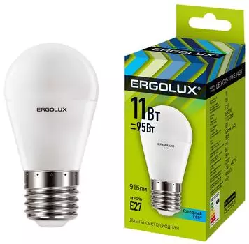 Лампа светодиодная Ergolux LED E27 11Вт