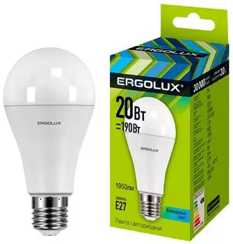 Лампа светодиодная Ergolux LED E27 20Вт