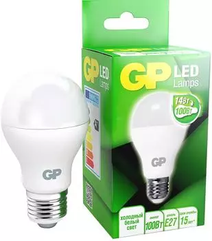 Лампа светодиодная GP LED E27 14Вт