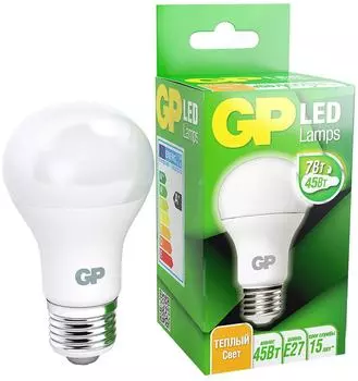 Лампа светодиодная GP LED E27 7Вт