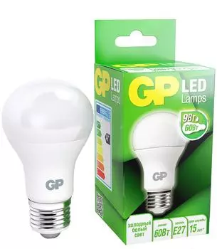 Лампа светодиодная GP LED E27 9Вт