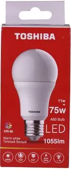 Лампа светодиодная Toshiba 11Вт Е27 A60 220В