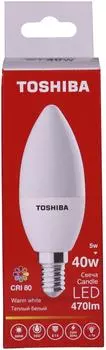 Лампа светодиодная Toshiba 5Вт Е14 C35 220В