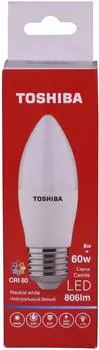 Лампа светодиодная Toshiba 8Вт Е27 C39 220В
