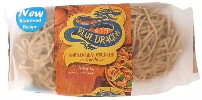 Лапша Blue Dragon из цельнозерновой муки 300г