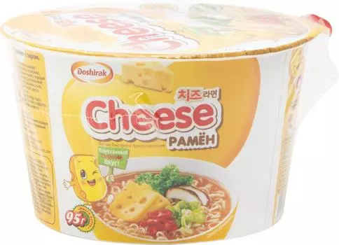 Лапша Доширак Cheese Рамен с сыром 95г