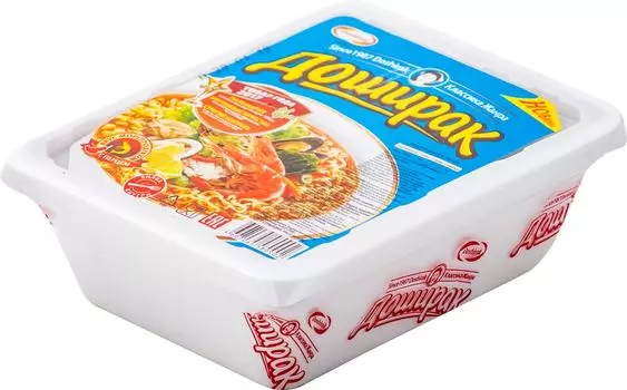 Лапша Доширак со вкусом морепродуктов 90гс доставкой!