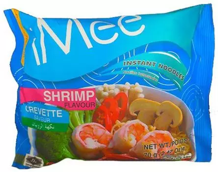 Лапша iMee со вкусом креветок 70г