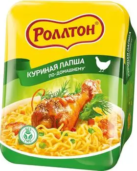 Лапша Роллтон Куриная по-домашнему 90г. Закажите онлайн!